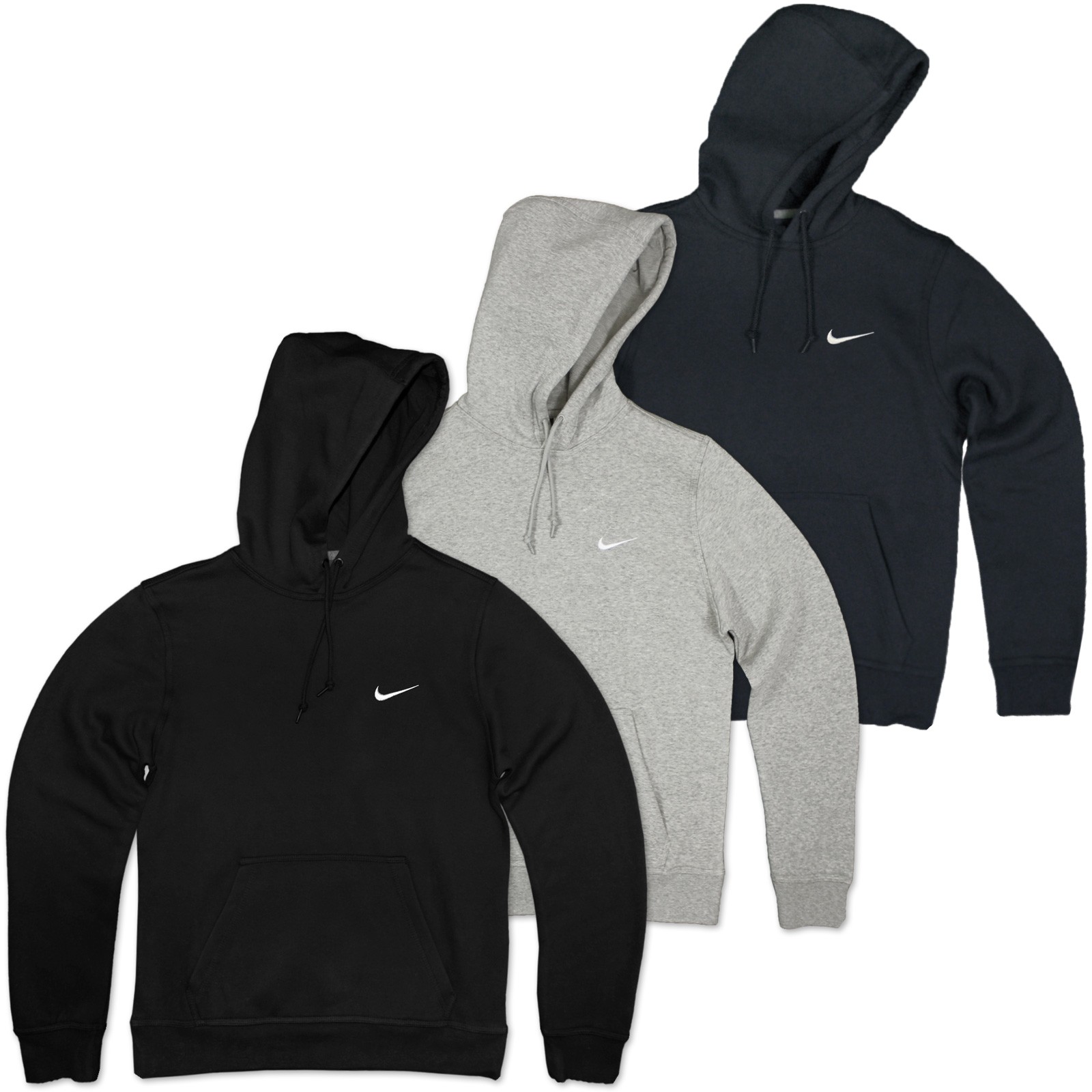 NIKE SWOOSH HOODIE FLEECE KAPUZEN PULLOVER CLUB HOODY SWEATSHIRT
