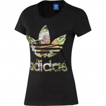 adidas flower t shirt