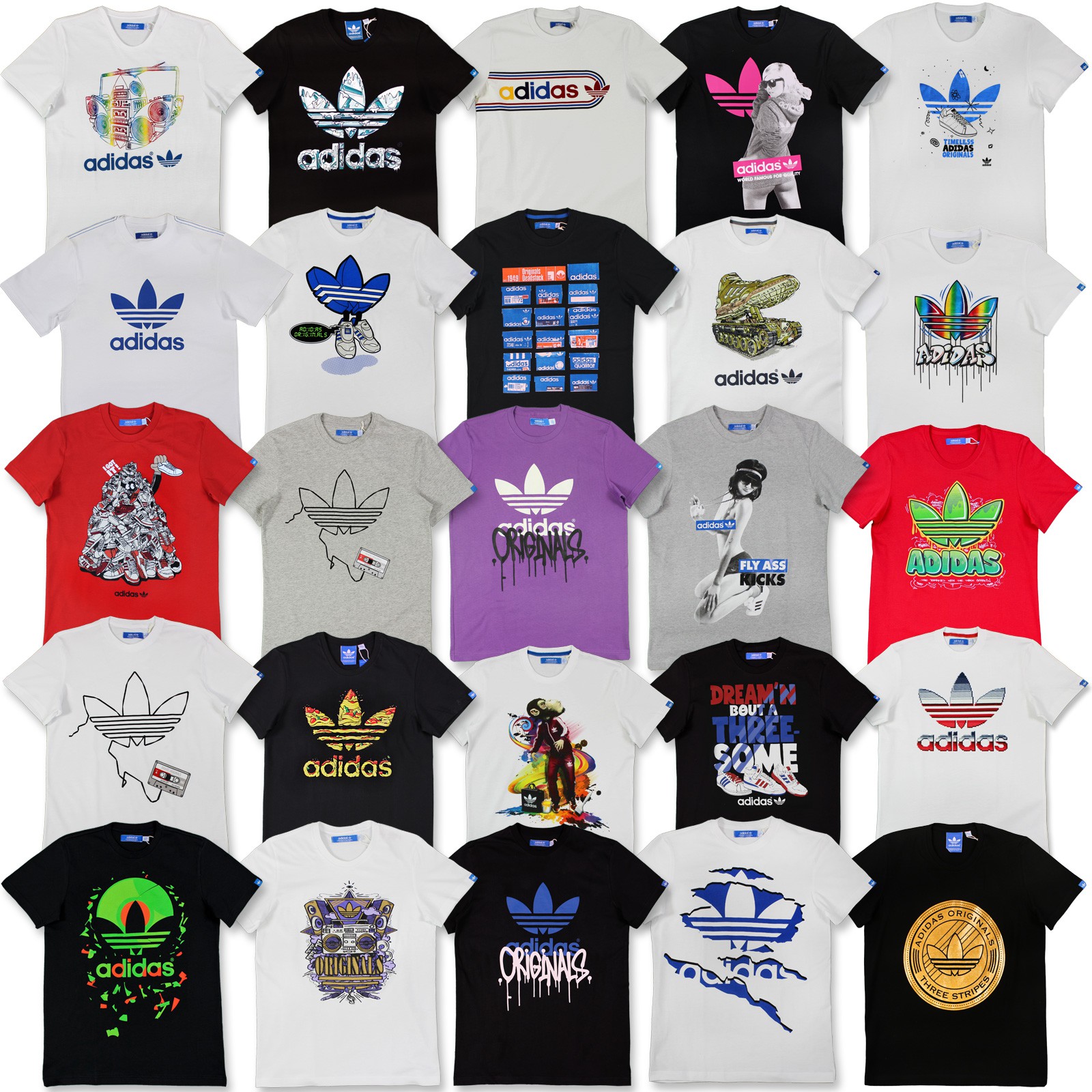 Adidas Originals Trefoil tee Men's Leisure 80ER T-Shirt Special Edition ...