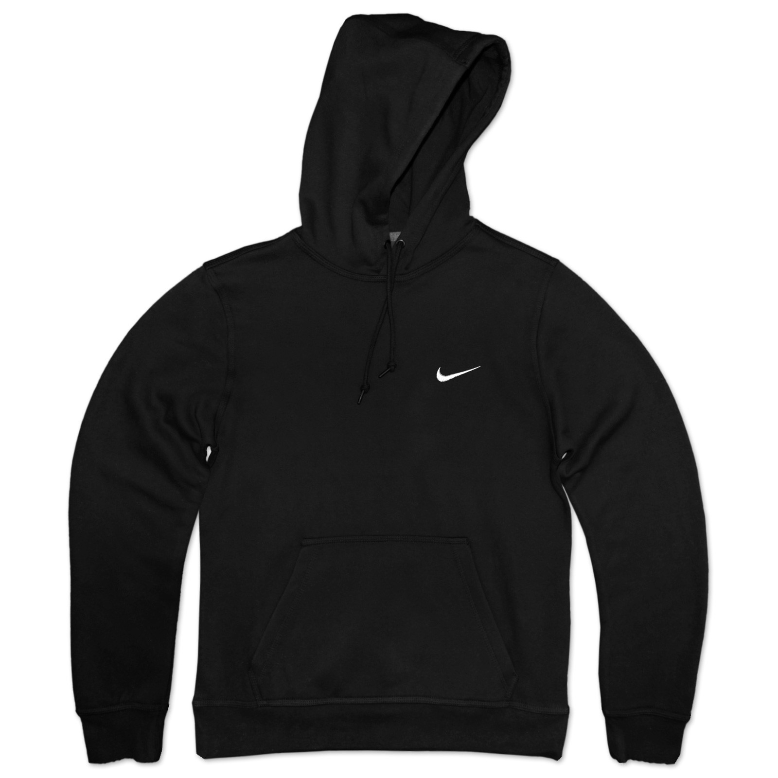 black nike check hoodie